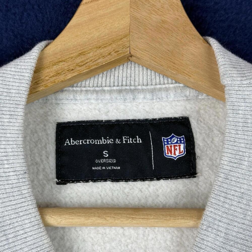Abercrombie & Fitch NFL Chicago Bears Super Bowl XX Sweatshirt Oversized Size S - Picture 3 of 9